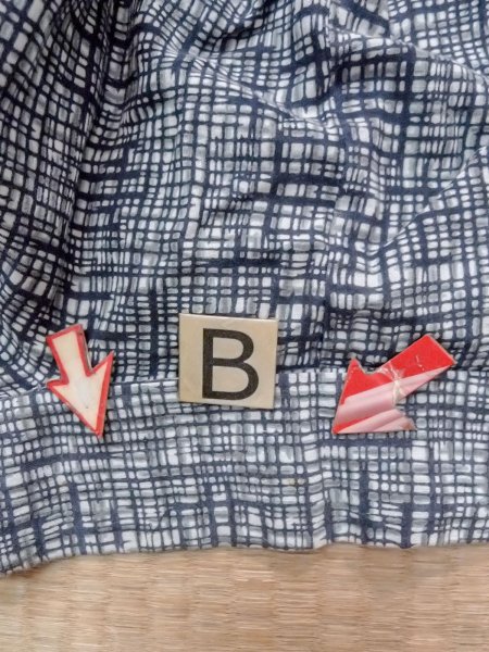 Photo12: N0732B Vintage Japanese kimono   Indigo Blue Men's Yukata for men / Cotton. Plaid Checks   (Grade C) (12)