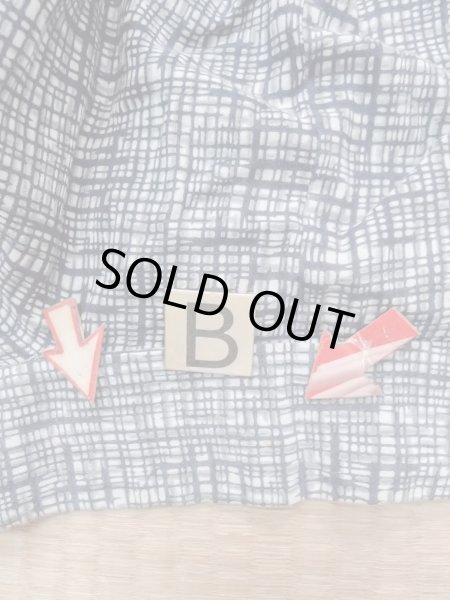 Photo12: N0732B Vintage Japanese kimono   Indigo Blue Men's Yukata for men / Cotton. Plaid Checks   (Grade C) (12)