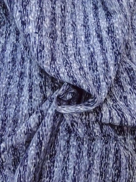 Photo8: N0732D Vintage Japanese kimono   Gray Men's Yukata for men / Cotton. Abstract pattern   (Grade D) (8)