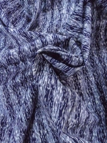 Photo9: N0732D Vintage Japanese kimono   Gray Men's Yukata for men / Cotton. Abstract pattern   (Grade D) (9)