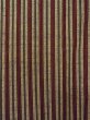 Photo5: N0814A Vintage Japanese women  Grayish Beige TSUMUGI pongee / Wool. Stripes   (Grade B) (5)