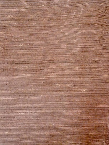 Photo3: Mint N0814B Vintage Japanese women   Brown TSUMUGI pongee / Silk. Stripes   (Grade A) (3)