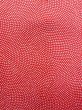 Photo7: N0814K Vintage Japanese women   Coral EDO KOMON pattern dyed / Silk.  Shark skin like pattern  (Grade B) (7)
