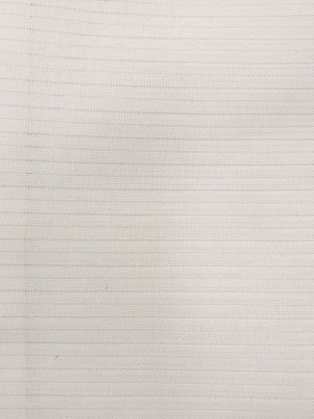 Photo6: N0814X Vintage Japanese women   White JUBAN undergarment / Silk. Stripes   (Grade B) (6)