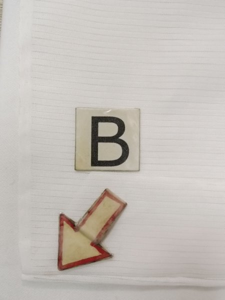 Photo15: N0814X Vintage Japanese women   White JUBAN undergarment / Silk. Stripes   (Grade B) (15)