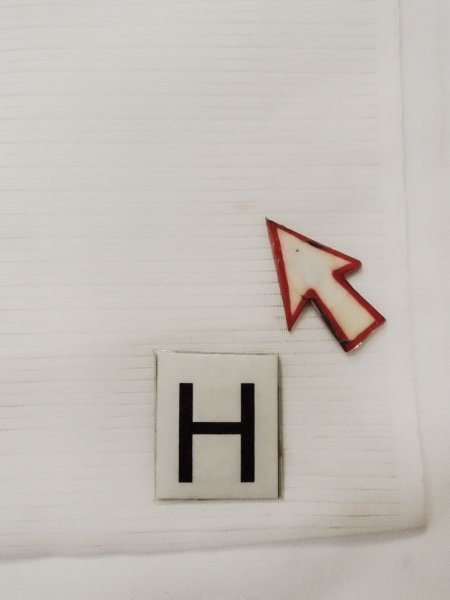 Photo21: N0814X Vintage Japanese women   White JUBAN undergarment / Silk. Stripes   (Grade B) (21)