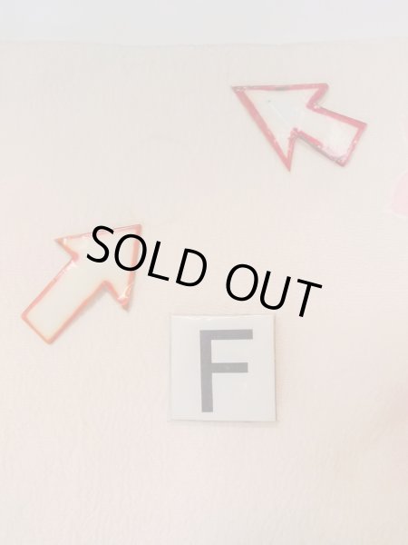 Photo20: N0815B Vintage Japanese women  Pale Coral JUBAN undergarment / Synthetic. Flower with a chrysanthemum based woven pattern half collar  (Grade C) (20)