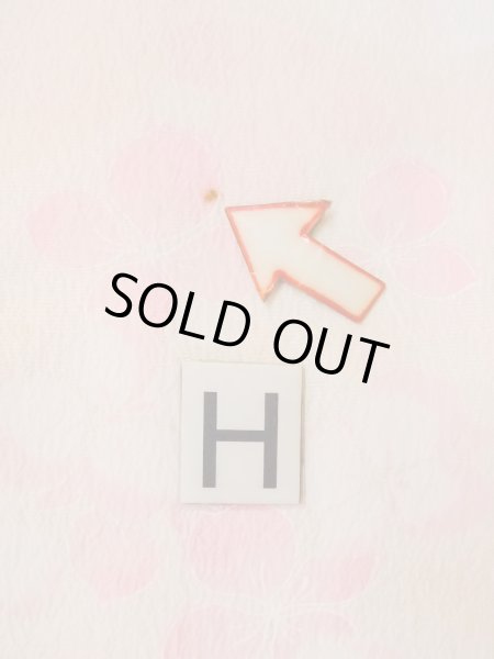 Photo22: N0815B Vintage Japanese women  Pale Coral JUBAN undergarment / Synthetic. Flower with a chrysanthemum based woven pattern half collar  (Grade C) (22)