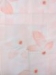 Photo4: N0815E Vintage Japanese women  Pale Pink JUBAN undergarment / Synthetic. Flower,   (Grade C) (4)