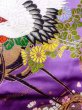 Photo12: N0827F Used Japanese women  Shiny Pink UCHIKAKE Wedding / Silk. SAKURA cherry blossom,   (Grade B) (12)
