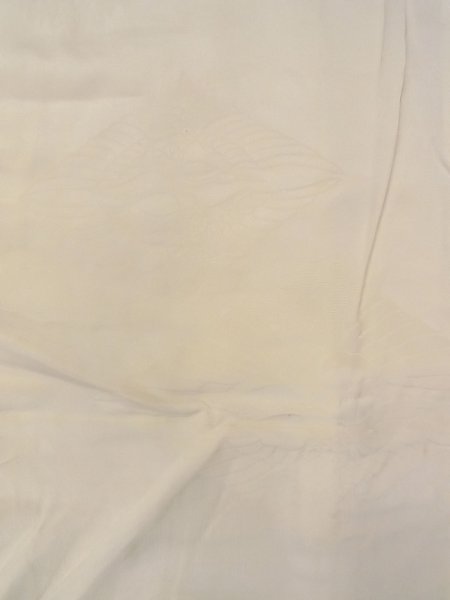 Photo5: N0827K Vintage Japanese women   Ivory KAKESHITA under Uchikake / Silk.    (Grade C) (5)