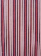 Photo5: N0906F Vintage Japanese women  Grayish Pink HITOE unlined / Wool. Stripes   (Grade D) (5)
