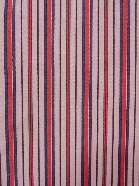 Photo5: N0906F Vintage Japanese women  Grayish Pink HITOE unlined / Wool. Stripes   (Grade D) (5)