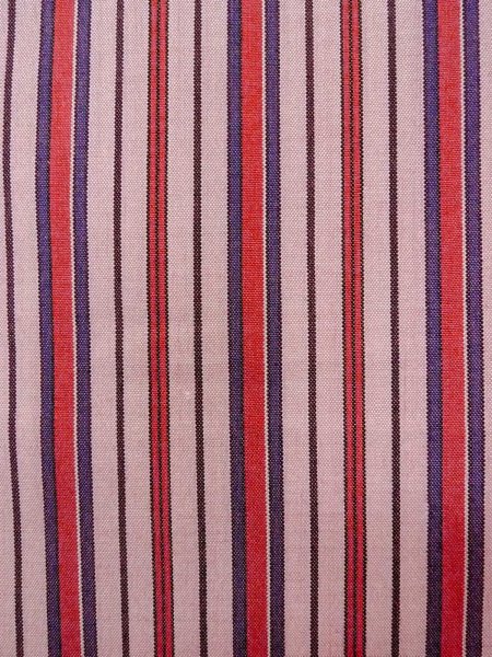 Photo6: N0906F Vintage Japanese women  Grayish Pink HITOE unlined / Wool. Stripes   (Grade D) (6)