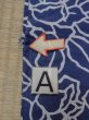 Photo14: N0906J Vintage Japanese women  Pale Indigo Blue YUKATA summer(made in Japan) / Cotton. Rose Discolored all over.  (Grade D) (14)