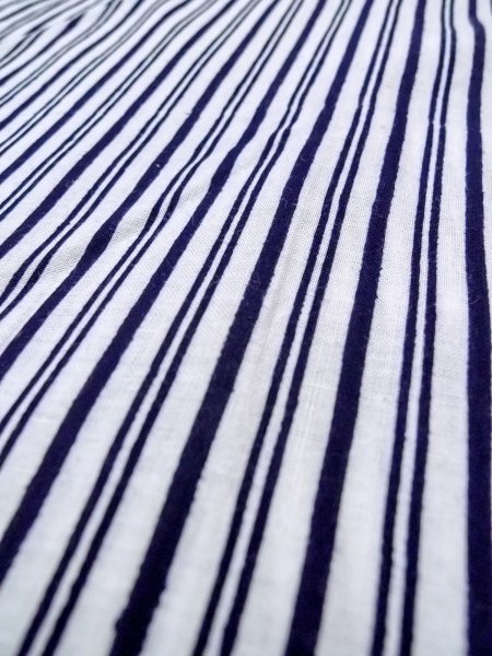 Photo10: N0906K Vintage Japanese women   White YUKATA summer(made in Japan) / Cotton. MOMIJI maple leaf,   (Grade D) (10)