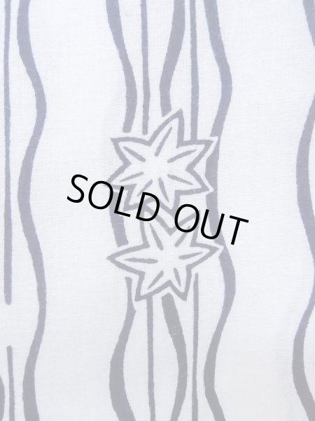 Photo5: N0906M Vintage Japanese women   White YUKATA summer(made in Japan) / Cotton. MOMIJI maple leaf,   (Grade B) (5)