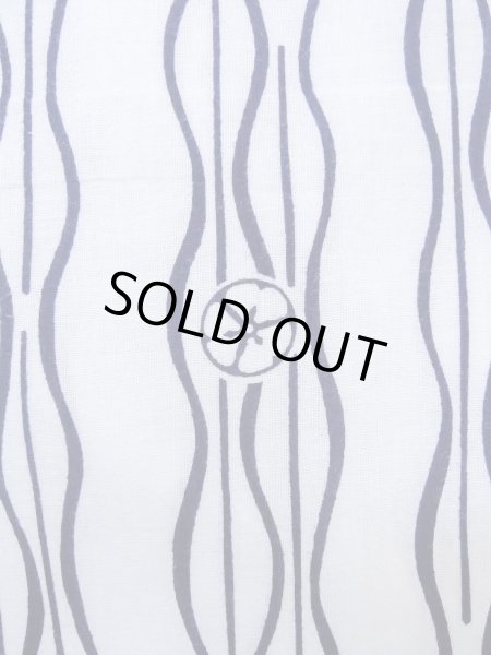 Photo6: N0906M Vintage Japanese women   White YUKATA summer(made in Japan) / Cotton. MOMIJI maple leaf,   (Grade B) (6)