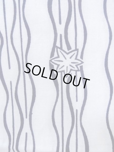 Photo7: N0906M Vintage Japanese women   White YUKATA summer(made in Japan) / Cotton. MOMIJI maple leaf,   (Grade B) (7)