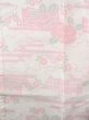 Photo4: Mint N0906P Vintage Japanese women   Off White YUKATA summer(made in Other than Japan) / Wool. Flower,   (Grade A) (4)