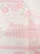 Photo6: Mint N0906P Vintage Japanese women   Off White YUKATA summer(made in Other than Japan) / Wool. Flower,   (Grade A) (6)