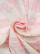Photo12: Mint N0906P Vintage Japanese women   Off White YUKATA summer(made in Other than Japan) / Wool. Flower,   (Grade A) (12)