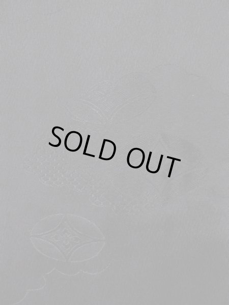 Photo6: Mint N0906Q Vintage Japanese women   Black HAORI short jacket / Silk.    (Grade A) (6)