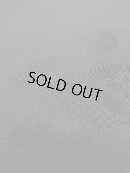 Photo9: Mint N0906Q Vintage Japanese women   Black HAORI short jacket / Silk.    (Grade A) (9)