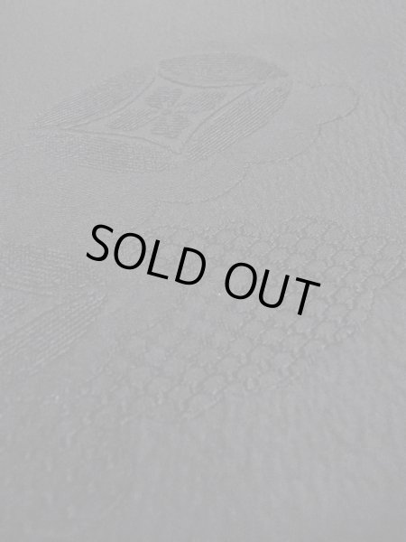 Photo10: Mint N0906Q Vintage Japanese women   Black HAORI short jacket / Silk.    (Grade A) (10)