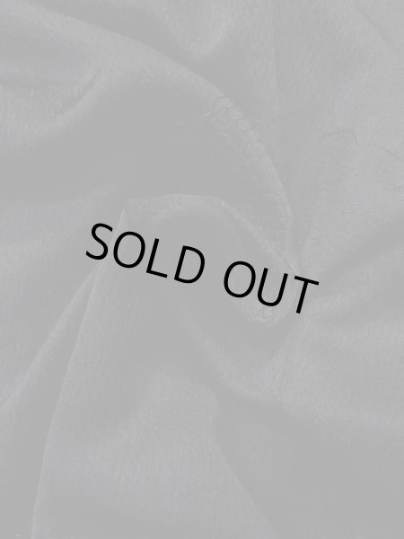 Photo12: Mint N0906Q Vintage Japanese women   Black HAORI short jacket / Silk.    (Grade A) (12)