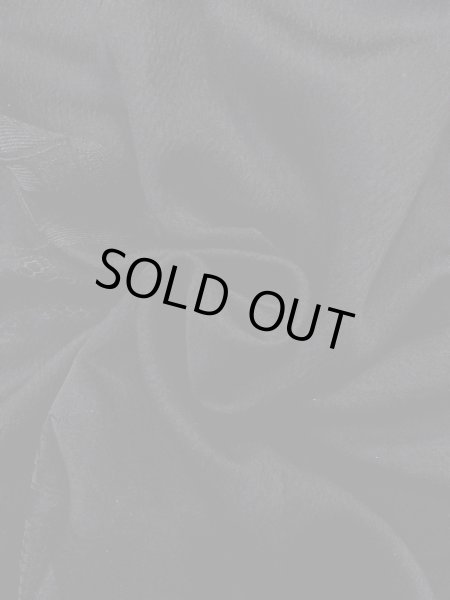 Photo13: Mint N0906Q Vintage Japanese women   Black HAORI short jacket / Silk.    (Grade A) (13)