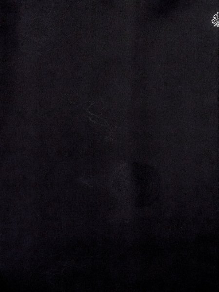 Photo4: N0906R Vintage Japanese women   Black HAORI short jacket / Silk.    (Grade B) (4)