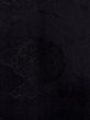 Photo7: N0906R Vintage Japanese women   Black HAORI short jacket / Silk.    (Grade B) (7)
