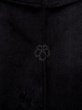 Photo7: N0906S Vintage Japanese women   Black HAORI short jacket / Silk.    (Grade B) (7)