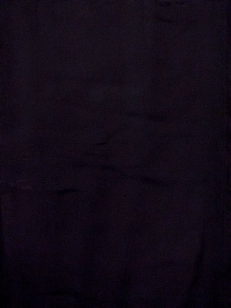 Photo5: N0906T Vintage Japanese women   Black HAORI short jacket / Silk.    (Grade B) (5)