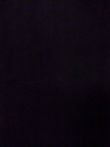 Photo7: N0906T Vintage Japanese women   Black HAORI short jacket / Silk.    (Grade B) (7)