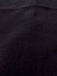 Photo9: N0906V Vintage Japanese women   Black HAORI short jacket / Silk.    (Grade B) (9)