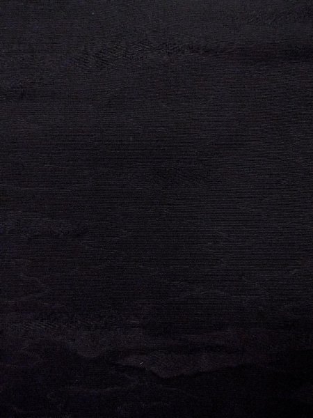 Photo8: N0906X Vintage Japanese women   Black HAORI short jacket / Silk.    (Grade B) (8)