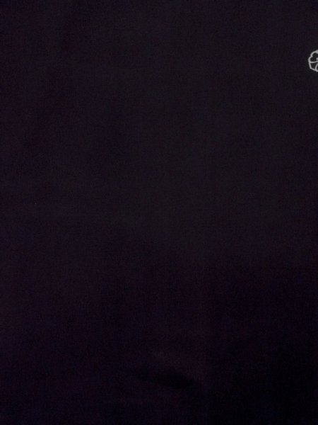 Photo4: Mint N0906Y Vintage Japanese women   Black HAORI short jacket / Silk.    (Grade A) (4)