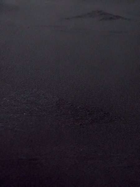 Photo10: Mint N0906Y Vintage Japanese women   Black HAORI short jacket / Silk.    (Grade A) (10)