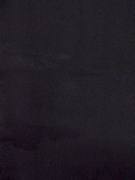 Photo6: N0906Z Vintage Japanese women   Black HAORI short jacket / Silk.    (Grade B) (6)