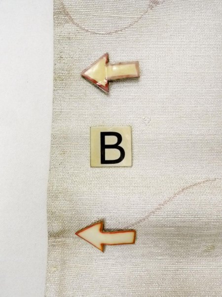 Photo15: N0913M Vintage Japanese Kimono   Silver FUKURO OBI sash Flower Silk. (Grade C) (15)