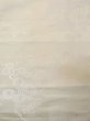 Photo4: N0913X Vintage Japanese Kimono Light Grayish Off White FUKURO OBI sash Chrysanthemum Silk. (Grade C) (4)