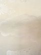 Photo7: N0913X Vintage Japanese Kimono Light Grayish Off White FUKURO OBI sash Chrysanthemum Silk. (Grade C) (7)