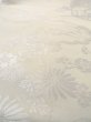 Photo9: N0913X Vintage Japanese Kimono Light Grayish Off White FUKURO OBI sash Chrysanthemum Silk. (Grade C) (9)