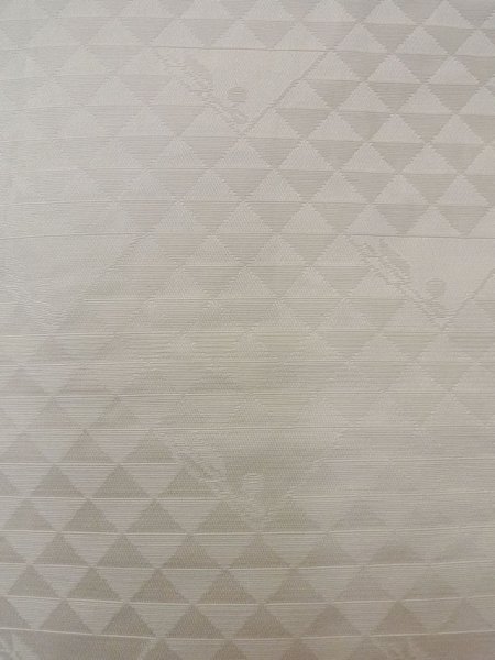 Photo12: N0914C Vintage Japanese Kimono   Silver FUKURO OBI sash Chinese flower Silk. (Grade A) (12)