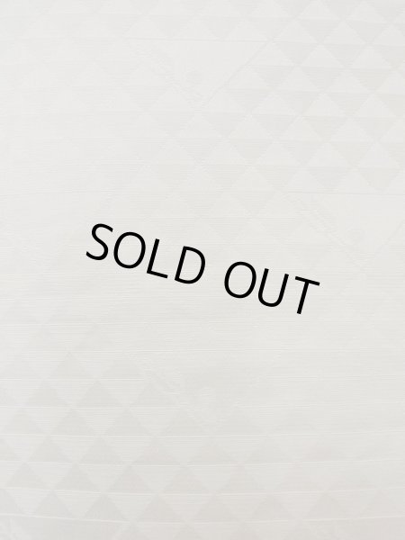 Photo12: N0914C Vintage Japanese Kimono   Silver FUKURO OBI sash Chinese flower Silk. (Grade A) (12)