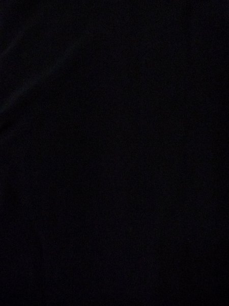 Photo3: N0920M Vintage Japanese women   Black HAORI short jacket / Silk. House,   (Grade D) (3)