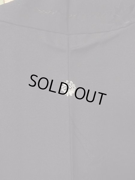 Photo3: Mint N0920Y Vintage Japanese women   Black HAORI short jacket / Silk.    (Grade A) (3)