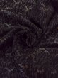 Photo10: Mint N0920Z Vintage Japanese women   Black HAORI short jacket / Silk. Abstract pattern   (Grade A) (10)